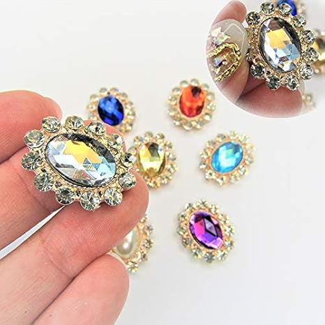 Amazon キラキラストーン センターパーツ デコ 素材 アクセサリー パール デコレーション Diy キッズアクセサリー ライトシャム デコ素材 通販