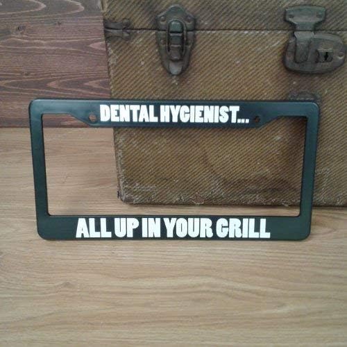 Dental Hygienist License Plate Holder