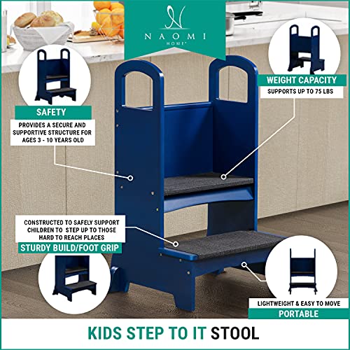 Kids Step to It Stool, Kids Step Stool Chair Kitchen Step Stools for