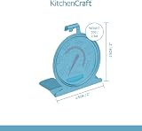 KitchenCraft Oven Thermometer Stainless Steel 5-30°C Dial Safe Zones 6.5x8 cm view 2