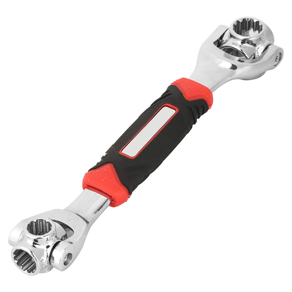 FTVOGUE Socket Wrench 8 in 1 Multi-Functional 360 Degree Casing Socket Ratchet Wrench Tool Set