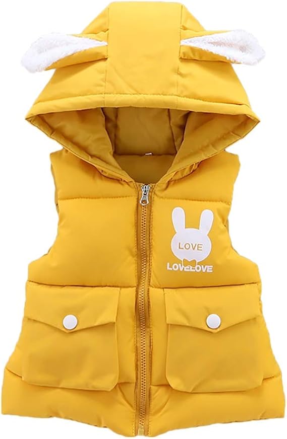 NEAWEALY Kinder Winter Pufferweste - Warme Daunenweste Mit Reißverschluss
