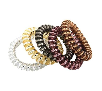 Amazon Com 9 Pcs Spiral Hair Ties Coil Hair Ties Painless