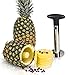 ChefLand Stainless Steel Pineapple Corer | All in One Pineapple Tool, Peeler, Slicer and Cutter | Non Slip Detachable Handle, Sharp Blades, Easy To Use Core Remover Tool, Easy to Clean