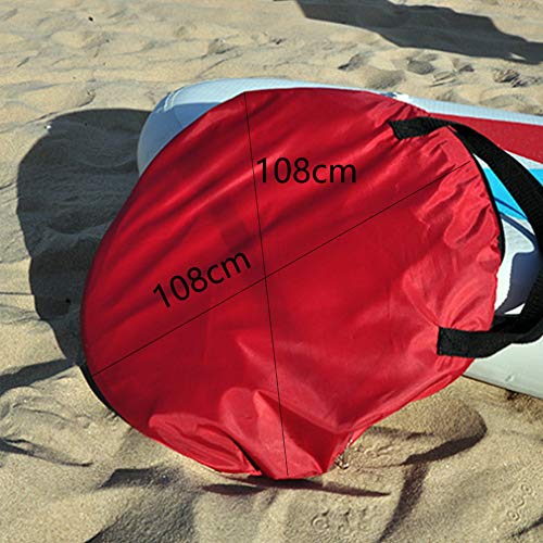 Tubwair 42.5 inch Downwind Wind Sail Sup Paddle Board Instant Popup Board Kayak Sail Kit for Kayak Boat Sailboat Canoe Foldable Style, Easy Setup, Deploys Quickly & Compact (Green) - Thumbnail 5
