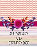 Anniversary And Birthday Book: Personal Calendar Of Important Celebrations Plus Gift And Card Log (Perpetual Event Calendars)(V5) by 