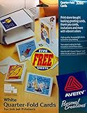 AVE3266 - 1/4-Fold Greeting Cards
