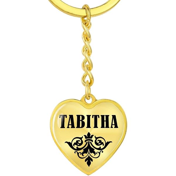 Miranda v01 - Heart Pendant Luxury Keychain 18K Yellow Gold Finish