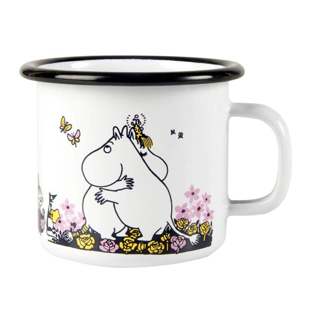Muurla Enamel Moomin 1703-030-00 Hug Love Cup in White 25cl 8.45fl oz