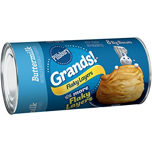 Pillsbury Grands!, Flaky Layers, Buttermilk, 8 Biscuits, 16 oz. Can