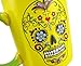 Set Of 4 Day of the Dead Sugar Skull Ceramic Coffee Mugs