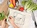 Simply Eco 7 reusable natural cotton produce bags with drawstring. Mesh bags for fruits and veggies, muslin bags with see through window for bulk food storage. Zero waste mesh eco bags