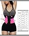 Welcos Women's Waist Cincher Trainer Body Belt Shaper Workout Gym Slimming Girdle Corset Shapewear Rose M