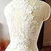 Lace Fabric Cotton Embroidered Applique DIY High-end Wedding Dress Accessories Handmade (Color B)