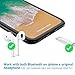 Qi Wireless Charging Battery Case for iPhone X- 2 in 1 Rechargeable Extended Protective Wireless Battery Pack Charging Case with Magnetic Removable Wireless Power Bank 5000mAh Foldable Kickstand-Black