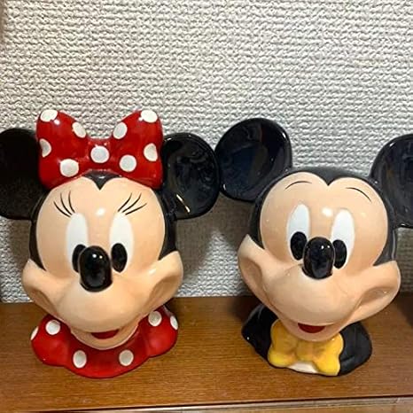 Amazon 9000円アンティークミッキーミニー貯金箱セットみっきー でぃずにー 不朽 名作 貯金箱 ホビー