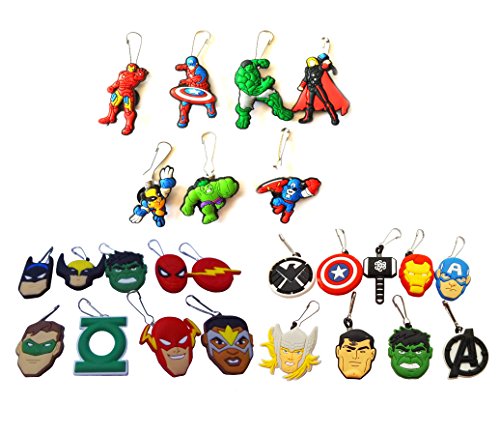 Hermes AVIRGO 25 Pcs Zipper Pull Charms for Jacket Backpack Bag Pendant Set