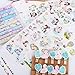 32 Packs Unicorn Flamingo School Supplies, Kicpot Gel Pen Set & Flamingos Clip Unicorn Stickers Kawaii School Supplies for Girls Stationery