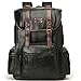 Bag,handbags,shoulder bags Laptop backpack schoolbags travel bags knapsack bookbags Luggage packsack for men,boys,and large capacity pu leather black (black-3)