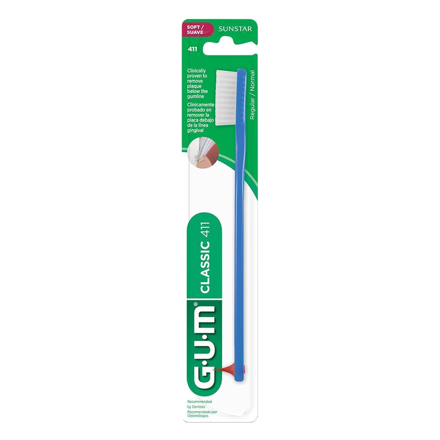 Gum 411 Brush Adult Text Normal