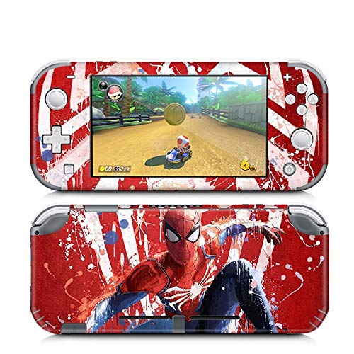 TGDPLUE Skin for Nintendo Switch Lite, Switch Lite Vinyl Wrap Cover-Full Set Protection Film Sticker-Red