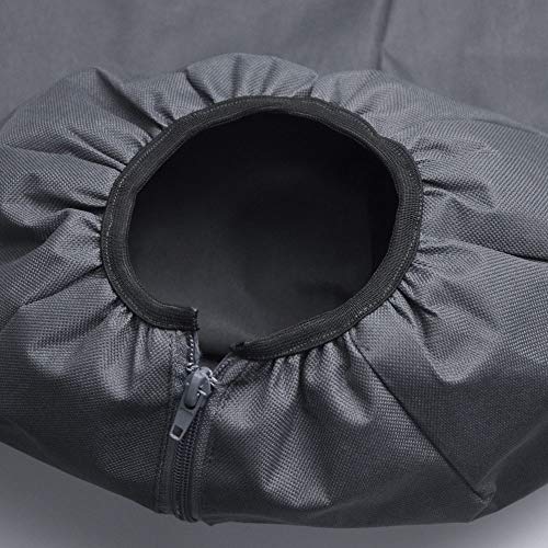 Star Patio ZHQ2028-P Cover, Patio Heater Cover, Outdoor Parasol Electric Three-Arm Patio Infrared Heater Cover, Folding Umbrella Outdoor Heater Cover, Heavy Duty Waterproof Cover, Grey, Polyester