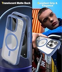 SUCGLES for iPhone 15 Pro Case with MagSafe
