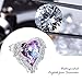 CDE Angel Wing Earrings for Women Love Heart Stud Earring for Mom, Jewelry Gifts for Women Wife Moms for Any Occasion