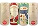 Kleenex Perfect Fit Cylinder Christmas Holiday Tissues 4 Pack Santa and Snowman Bundle