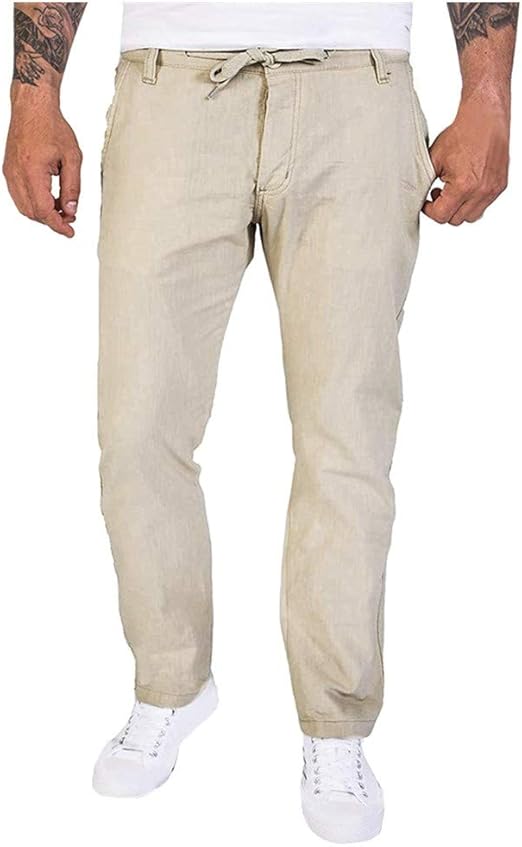 mens cotton sweatpants with drawstring