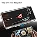 Feitenn ASUS ROG Phone Case, Soft Flexible TPU Game Case Cover Slim Thin Lightweight Bumper Shockproof Anti-Scratch Protective ROG Phone Skin Shell for Asus Rog Phone ZS600KL 6.0 inch (Clear)