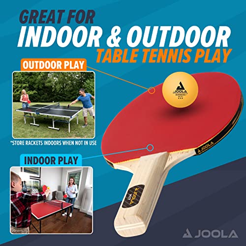 JOOLA AllinOne Indoor Table Tennis Hit Set (Bundle Includes 4 Rackets