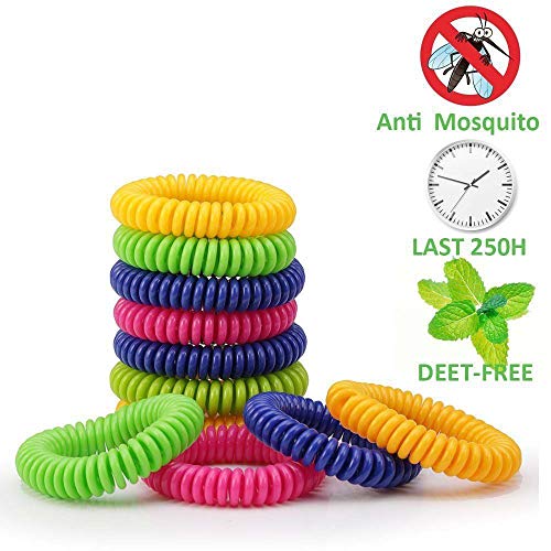 Bierstick Mosquito Repellent Bracelet - 25 Pack - Deet Free Bug Bands for Kids, Adults & Pets - 100% Natural, Comfortable, Waterproof, Citronella, Anti Pest Protection - Non Toxic & Safe