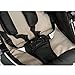 Evezo 2141A Full-Size Ultra Lightweight Umbrella Stroller, Reclining Seat, 5-Point Safety Harness, Canopy, Storage Bin (Taupe Gray) (214-1A)