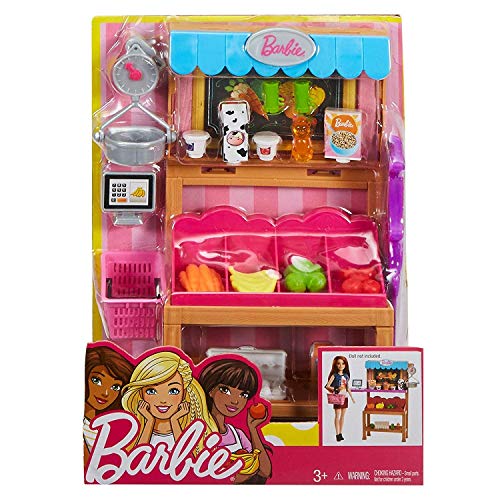 5 Barbie+FJB27+Grocery+Playset