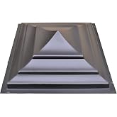 PLASTIK Mold for Fence DIY PIER Cap NOULDS Post Concrete Cement 15.74x15.74 inch#P04