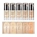 Pro Full Cover Liquid Concealer, Waterproof Smooth Matte Flawless Finish Creamy Foundation Concealer for Under Eye Dark Circles Spot Face Concealer Corrector Makeup Base (01.Light Natural 12ml)
