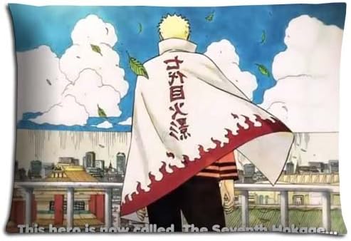 Cotton Polyester Conveniently Boruto Naruto the Movie Throw Pillow Cover Cases Zippered Fade-resistant 16x24 inch 40x60 cm