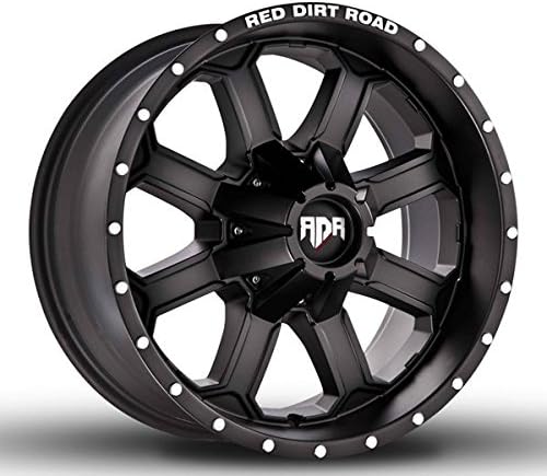 Red Dirt Road (RDR) RD01 Dirt 20x9 8x165.1/8x6.5" -12mm Satin Black Wheel Rim