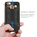 iPhone 6S Card Case, iPhone 6 Case - SOWOKO iPhone 6S Shockproof Case [Kickstand Series] Slim Rugged Dual Layer Armor Heavy Duty Protection Cover for Apple iPhone 6S/6 (Black)