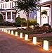 Elf Logic - Set of 10 Electric Luminary Bags (Incandescent Lights) - Plug in and Weatherproof Vellum Luminary Pathway Lighting - Reusable Luminary Bags - Perfect Outdoor Luminary Lights