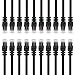 GEARit Cat 6 Ethernet Cable Pack - 20-Pack 3 ft Cat6 Ethernet Patch Cables | RJ45 Network Patch Cable, 10 Gbps Snagless Gold-Plated Connectors - Ethernet Cable Cat 6 for PC, TV, Router - Black