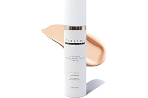 trauemy Hydrating Skin Care & Face Moisturizer & Anti-Aging Face Sunscreen SPF 46 - Chemical BB Cream, Water-Resistant, Matte Tinted - 1PACK (1.7 oz)