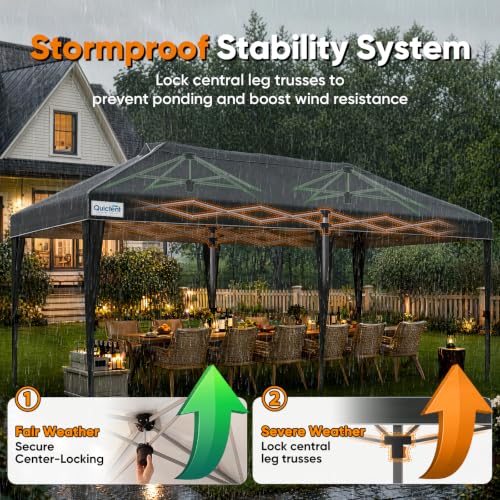 Quictent 10x20FT Easy Pop Up Canopy Tent Review: Commercial-Grade Enclosed Shelter image 23