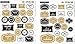 Happy Eid - Eid Mubarak Designer Sticker Sheets Set Eid Decorations 86 Stickers