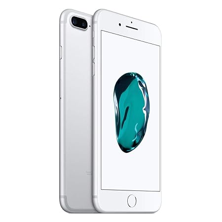 Apple iPhone 7 Plus, 5,5' Display, SIM-Free, 128 GB, 2016, Silber (Generalüberholt)