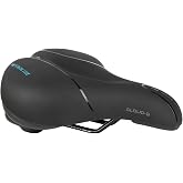 Cloud-9 Metroline Bike Saddle &ndash; Comfort Bike Seat for Ebikes, Cruisers, and Comfort Bikes &ndash; Comfortable Memory Foam Bicycle Seat for Men &amp; Women