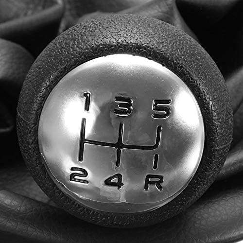 YUSHHO56T Gear Shift Knob Car Interior Parts Knob Car Gear Shift Knob 5 Speed Gaitor Complete Fit for Peugeot 207 307 307 CC 308