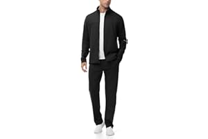 Gopune Men's Tracksuits 2 Piece Casual Athletic Jogging Warm Up Sweat Suits Workout Sports Sets