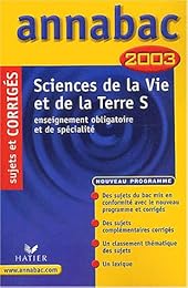 Sciences de la vie et de la terre S